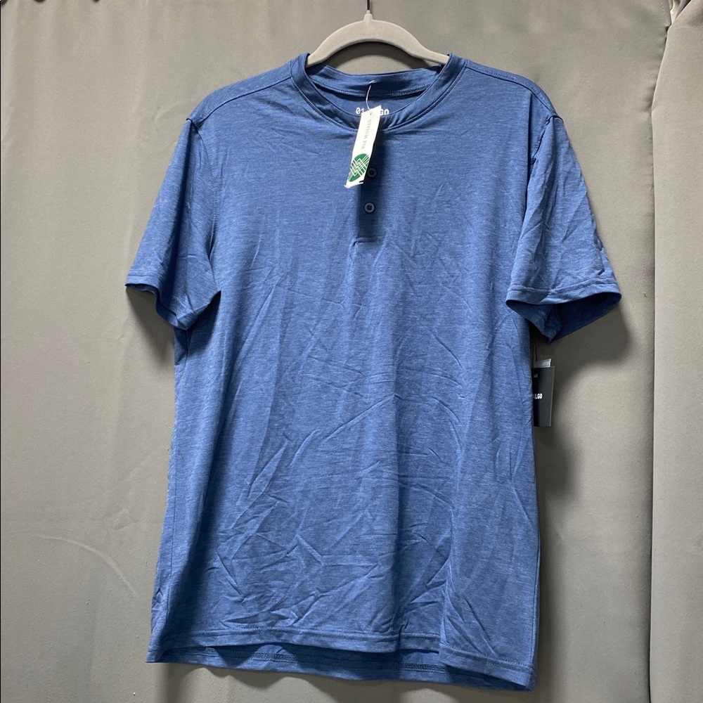 01.ALGO Sam Performance Henley Navy - M